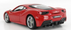 Bburago Ferrari 488 GTB 1:18 červená
