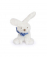 Doudou Plyšový králíček s šátkem 12 cm modrá s hvězdičkami