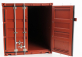 Nzg Accessories International Sea-container 40 For Trailer 1:18 Brown