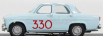 Rio-models Alfa romeo Giulietta Ti N 330 Rally Montecarlo 1964 Pinasco - Sanfilippo 1:43 Světle Modrá