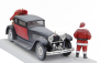 Rio-models Bugatti Type 41 Royale Weymann 1929 - Christmas Edition 2023 - Con Babbo Natale - With Santa Claus Figure 1:43 Bílá Černá Červená