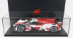 Spark-model Toyota Gr010 3.5l Turbo Hybrid V6 Team Toyota Gazoo Racing N 7 2nd 24h Le Mans 2022 M.conway - K.kobayashi - J.m.lopez - Con Vetrina - With Showcase 1:18 Bílá Červená Šedá