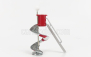 Tiny toys Accessories Traditional Slide Photo Stand 1:64 Silver Red