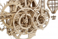 Ugears 3D dřevěné mechanické puzzle Nástěnné hodiny Aero - poškozený obal