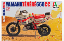 Italeri Yamaha Tenere 600cc N 0 Rally Paris Dakar 1986 1:9 /