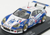 Minichamps Porsche 911 996 Gt3rs N 75 24h Le Mans 2004 Sugden - Khan - Smith 1:43 Bílá Modrá