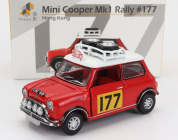 Tiny toys Morris Mini Cooper S N 177 Winner Rally Montecarlo 1967 Rauno Aaltonen - Henry Liddon 1:50 Červená Bílá