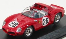 Art-model Ferrari Dino 246sp Spider 2.4l V6 Team Spa Ferrari Sefac N 28 1:43, červená