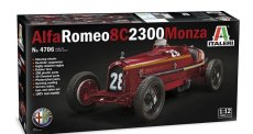 Italeri Alfa romeo F1  8c 2300 Monza N 28 Winner Monaco Gp 1932 Tazio Nuvolari 1:12 Red