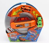 Maisto Accessories Diorama - Go Fast Garage With 2x Cars Included 1:64 Orange