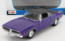 Maisto Dodge Charger R/t Coupe 1969 1:18 Purple Met