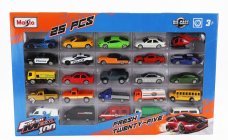 Maisto Porsche Set Assortment 25 Cars Pieces 1:64 Různé