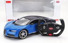 Mondomotors Bugatti Chiron 2016 1:14 Modrá Černá