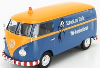 Schuco Volkswagen T1b Van Vw-kundendienst 1962 1:32 Modrá Žlutá