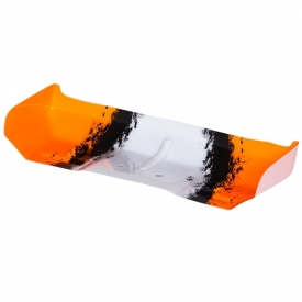 BX8SL Bitty design černo/bílo/oranžová lexanové křídlo