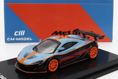 Cm-models Mclaren P1 Gtr N 0 2015 1:64 Černá Světle Modrá Oranžová