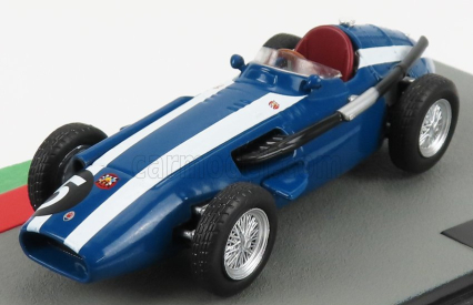 Edicola Maserati F1  250f N 5 Season 1958 Carroll Shelby 1:43 Modrá Bílá