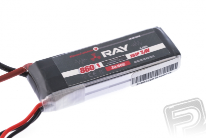 G4 RAY Li-Po 860mAh/7,4 30/60C Air pack