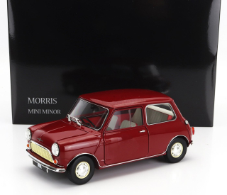 Kyosho Morris Mini Minor 1964 1:18 Červená Červa