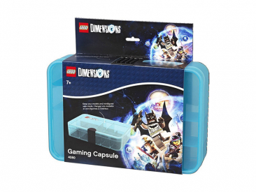 LEGO úložný box s přihrádkami - Dimension modrý