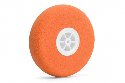 Mechové kolečko lehké 63mm, oranžové, 1 ks.