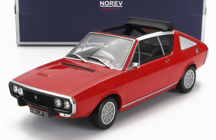 Norev Renault 17 Gordini Cabriolet 1975 1:18 Red