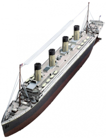 Ocelová stavebnice Titanic