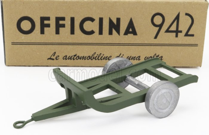 Officina-942 Trailer Rimorchio Viberti Trasporto Carro L3 1939 1:76 Vojenská Zelená