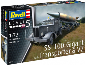 Revell SS-100 Gigant + Transporter + V2 (1:72)