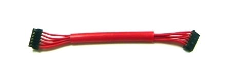 Senzorový kabel červený, HighFlex 70mm