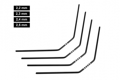 Ultimate sada předních stabilizátorů pro Mugen, Associated, Xray, 4 páry