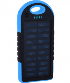 XLayer powerbank PLUS Solar 4000 mAh černá/modrá