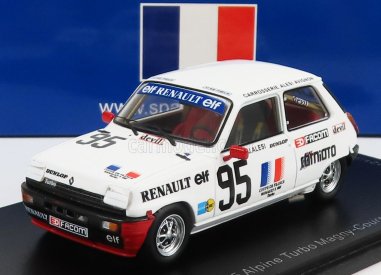 Spark-model Renault R5 Alpine Turbo N 95 Rally Magny-cours 1983 J.alesi 1:43 Bílá