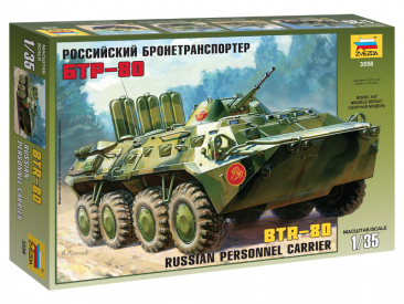 Zvezda obrněné vozidlo BTR-80 - reedice (1:35)