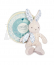 Doudou Béžový plyšový králík z  BIO bavlny 25 cm