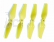 Graupner COPTER Prop 6x3 pevná vrtule (4ks.) - žlutá