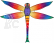 Létající drak Dazzling Dragonfly Kite