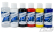 Pro-Line sada barev pro Airbrush (6 ks po 60 ml) - základní barvy a čistič.