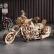 RoboTime 3D dřevěné mechanické puzzle Motorka (cruiser)
