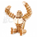 RoboTime dřevěné 3D puzzle Gorila