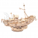 RoboTime dřevěné 3D puzzle Rybářská loď