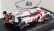 Spark-model Toyota Gr010 3.5l V6 Twin Turbo Hybrid Team Gazoo Racing N 7 Winner 24h Le Mans 2021 M.conway - K.kobayashi - J.m.lopez 1:87 Bílá Červená