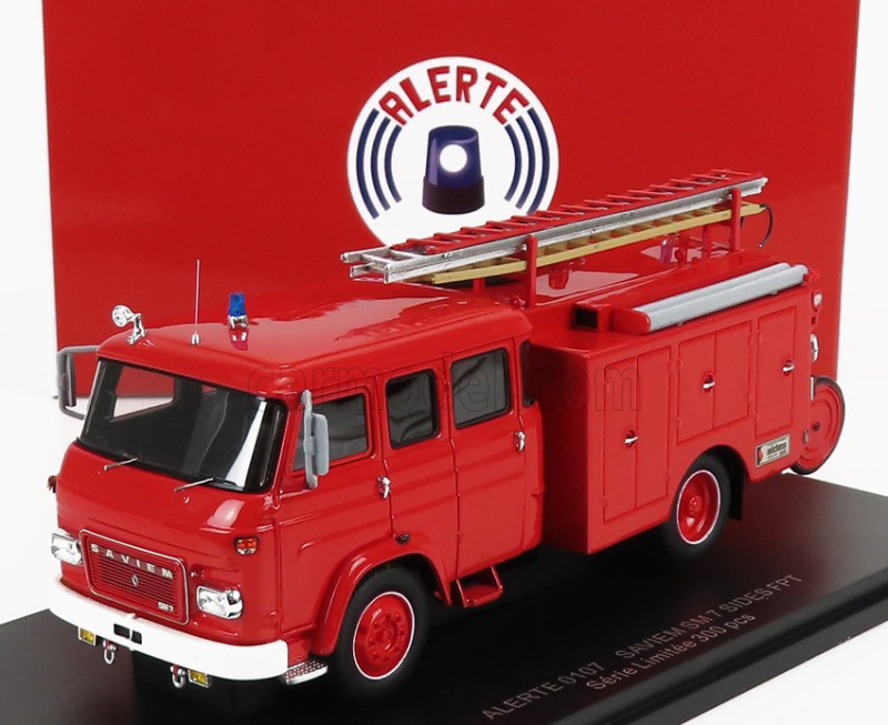 Alerte Saviem Sm Double Cabine Tanker Truck Sapeurs Pompiers Sides Fpt