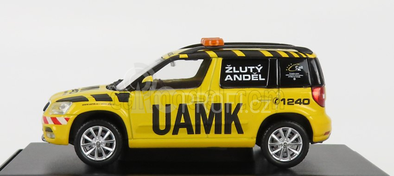 Abrex Škoda Yeti Suv Facelift (restyling) Uamk 2013 1:43 Žlutá Černá