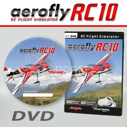 Aerofly RC10 na DVD pro Win8.1/10/11