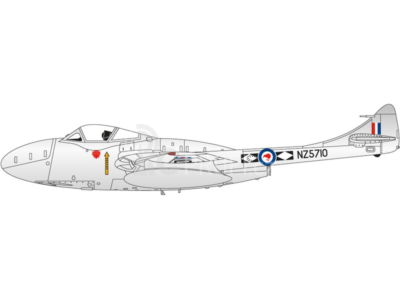 Airfix De Havilland Vampire T11 (1:72) (set)