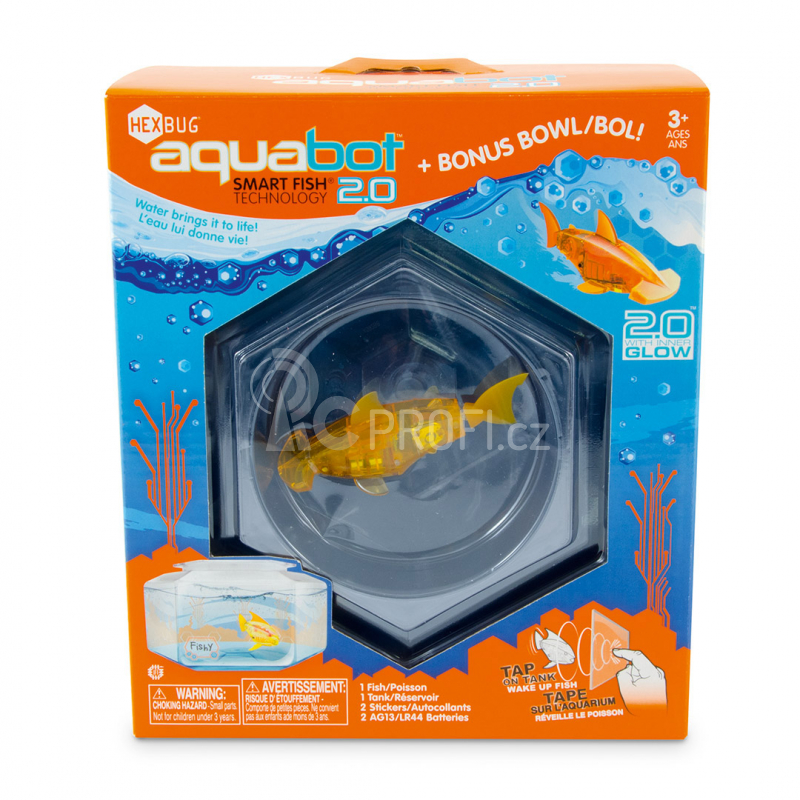 Aquabot 2.0 s šestihraným akváriem