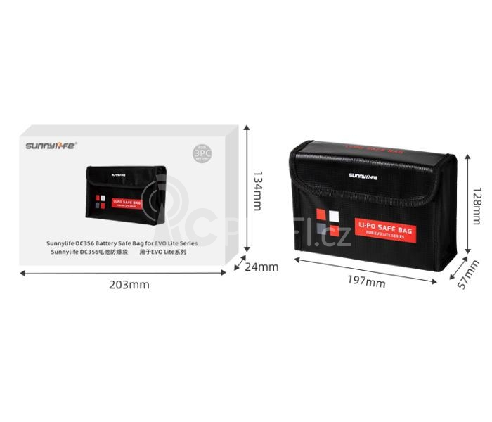 Autel EVO Lite/Lite+ - Bezpečnostní obal pro baterie (3 Aku)