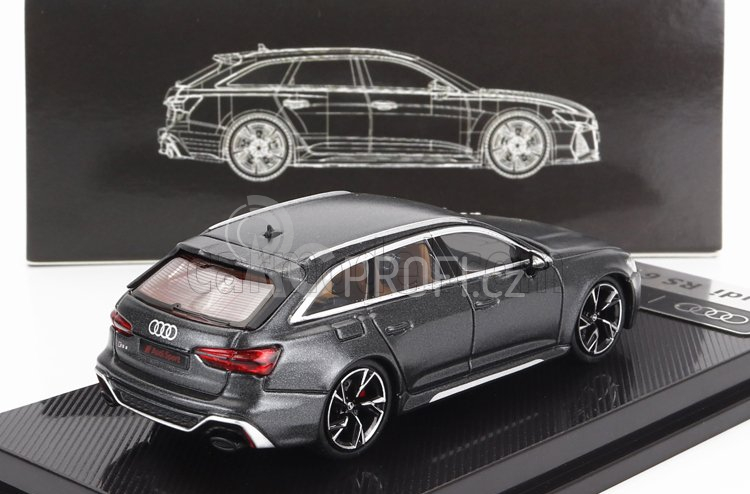Cm-models Audi A6 Rs6 Avant C8 Sw Station Wagon 2021 1:64 Black
