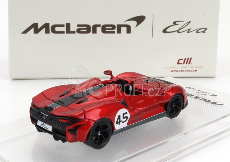 Cm-models Mclaren Elva N 45 Racing 2020 1:64 Červená Šedá
